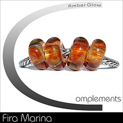 pink amber trollbeads